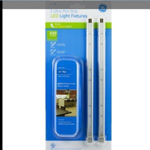 GE Ultra-Thin LED Light Fixture Bright Strips - Plug-in, 10 in X 3
